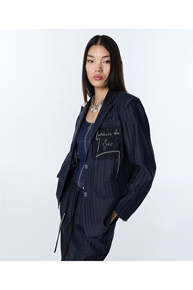 PATCH'Lİ VATKALI BLAZER - 6