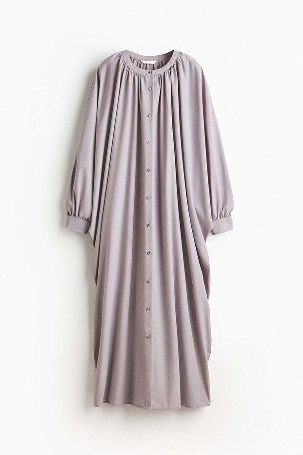 Long-sleeved kaftan dress