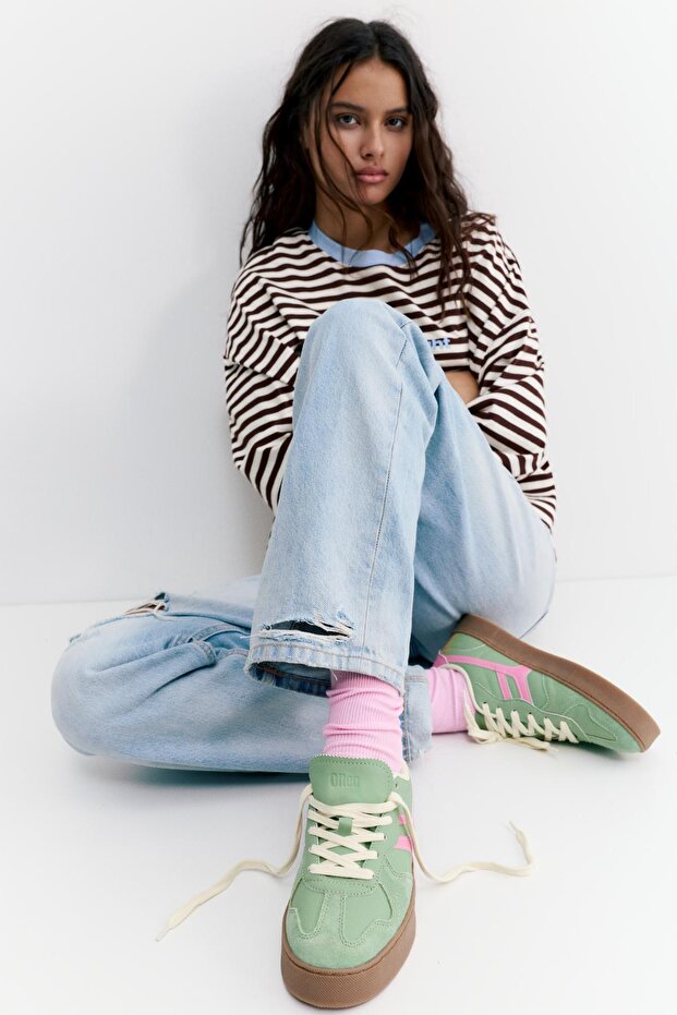 Blok tabanlı spor ayakkabı - 6