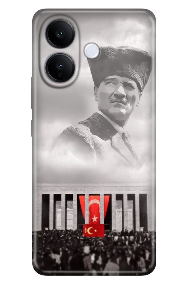 Vivo V60 Lite 5g Compatible Case Decorative Silicone Printed Cover Gazi Mustafa