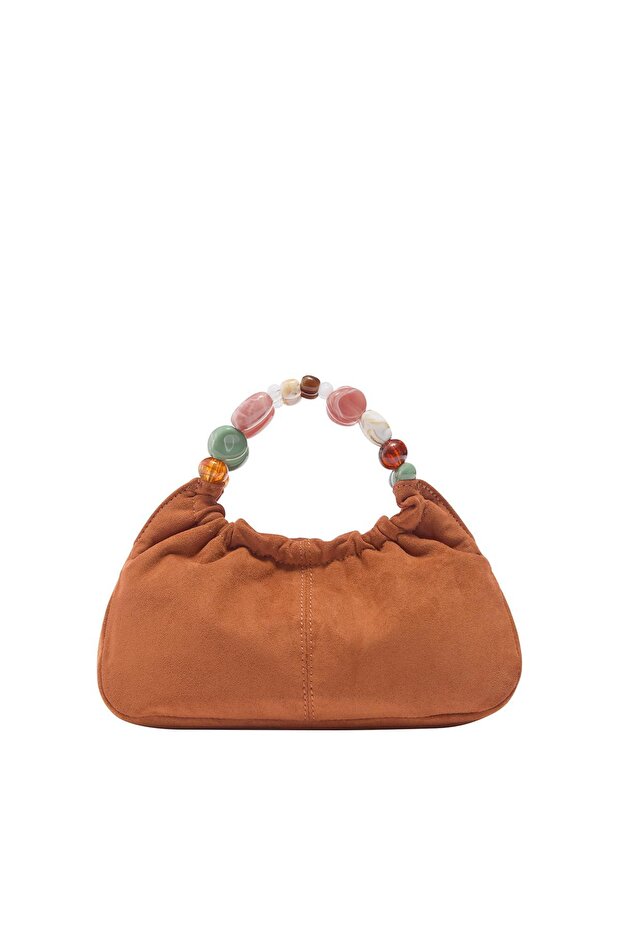 Boncuk detaylı el çantası - 2