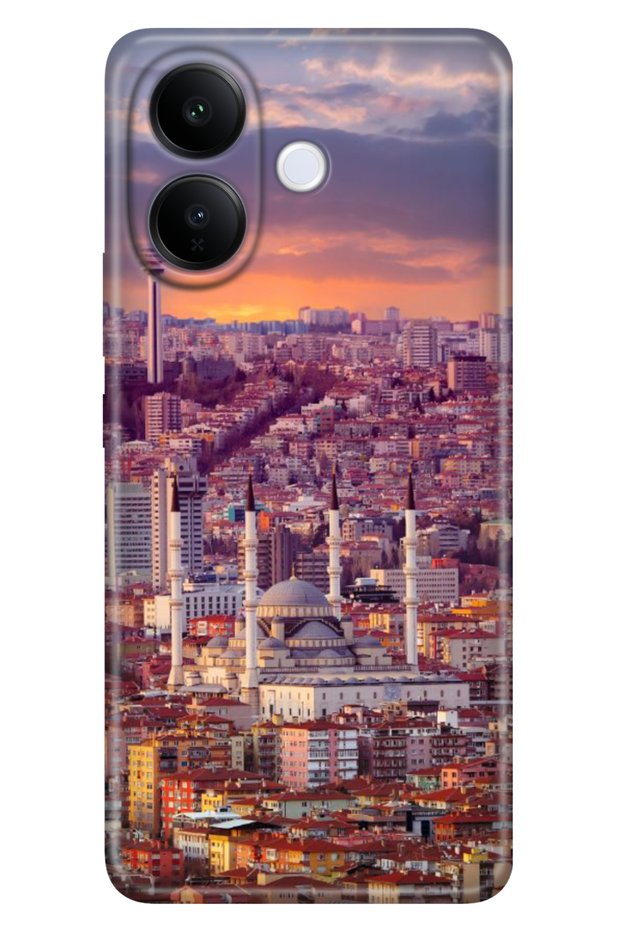Vivo V60 Lite 5g Compatible Case Decorative Silicone Printed Cover Ankara