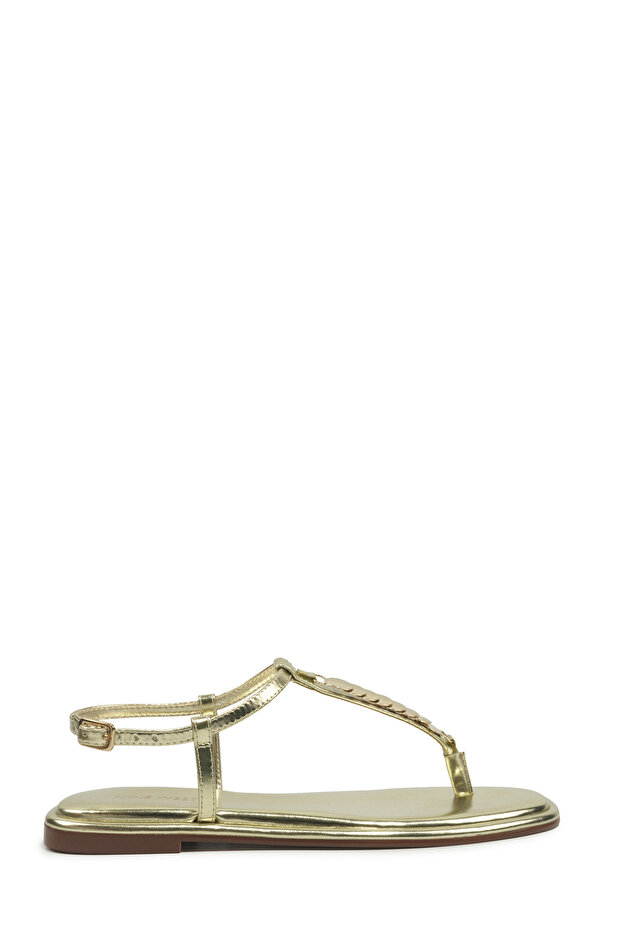 Oria 6Fx Gold Women's Flat Sandals