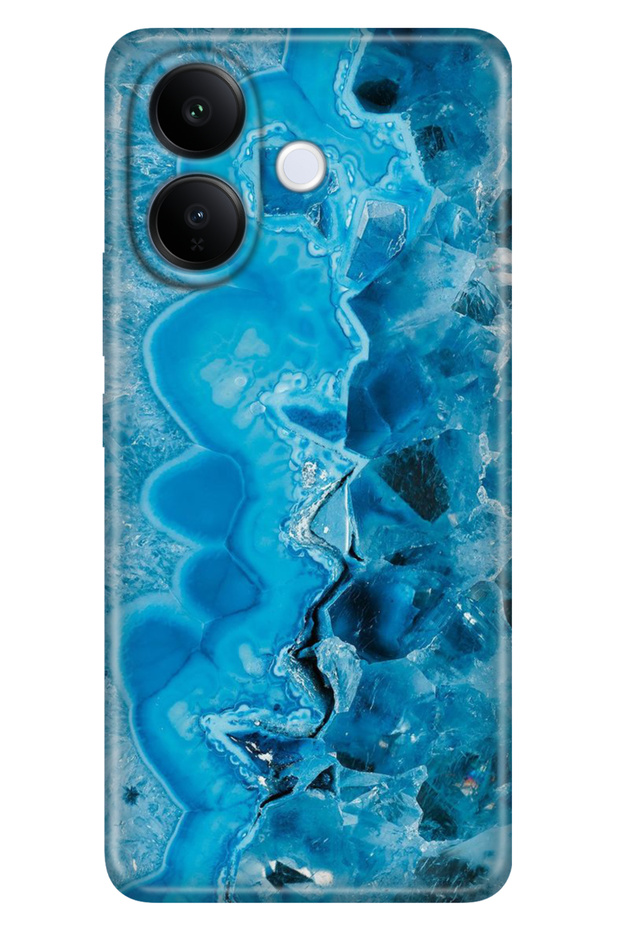 Vivo V60 Lite 5g Compatible Case Decorative Silicone Printed Cover Maldivian Amethyst