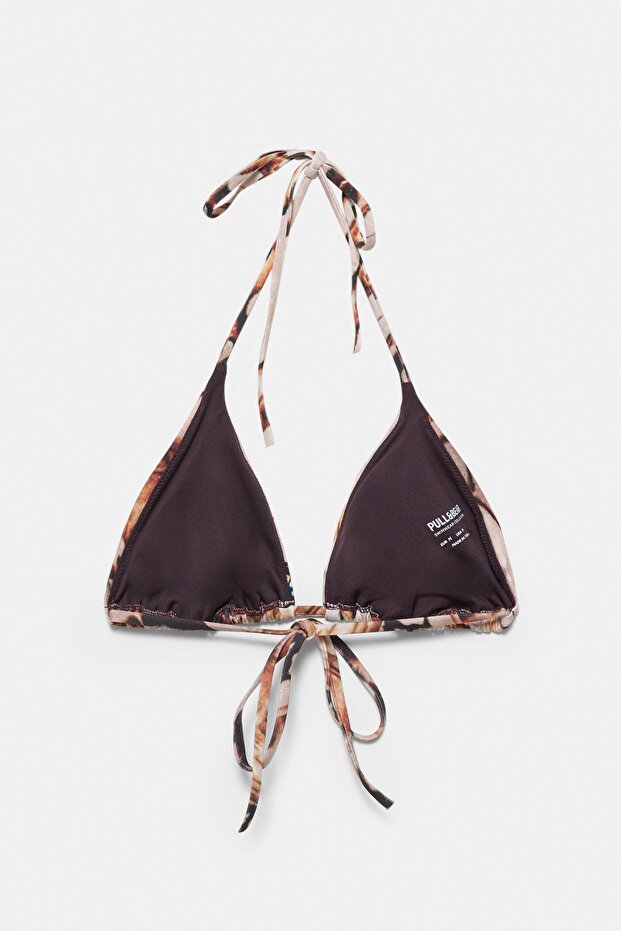 Kelebekli üçgen bikini üstü - 3