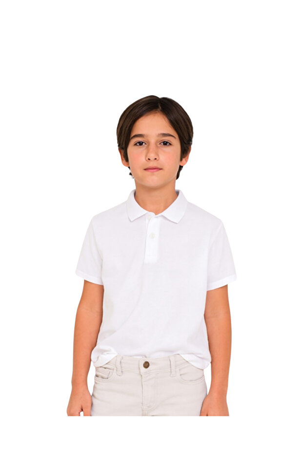 Lily Co Short Sleeve Polo Collar Unisex T-Shirt