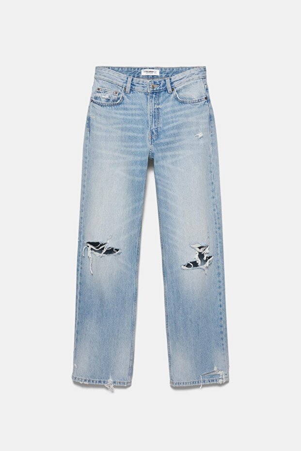 Yırtık boyfriend jean - 8