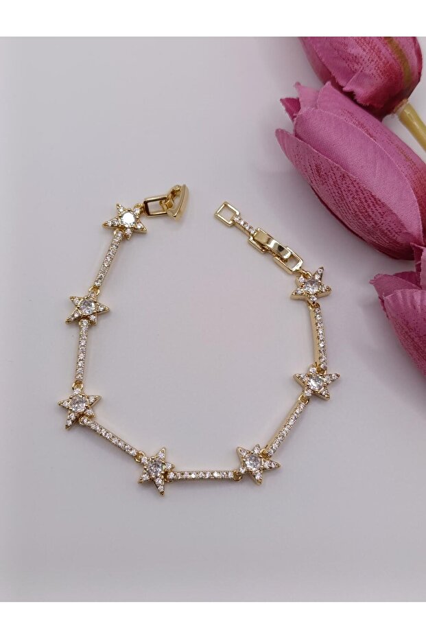Premium Vip,''Sirius'' Star Model, Gold Steel Bracelet