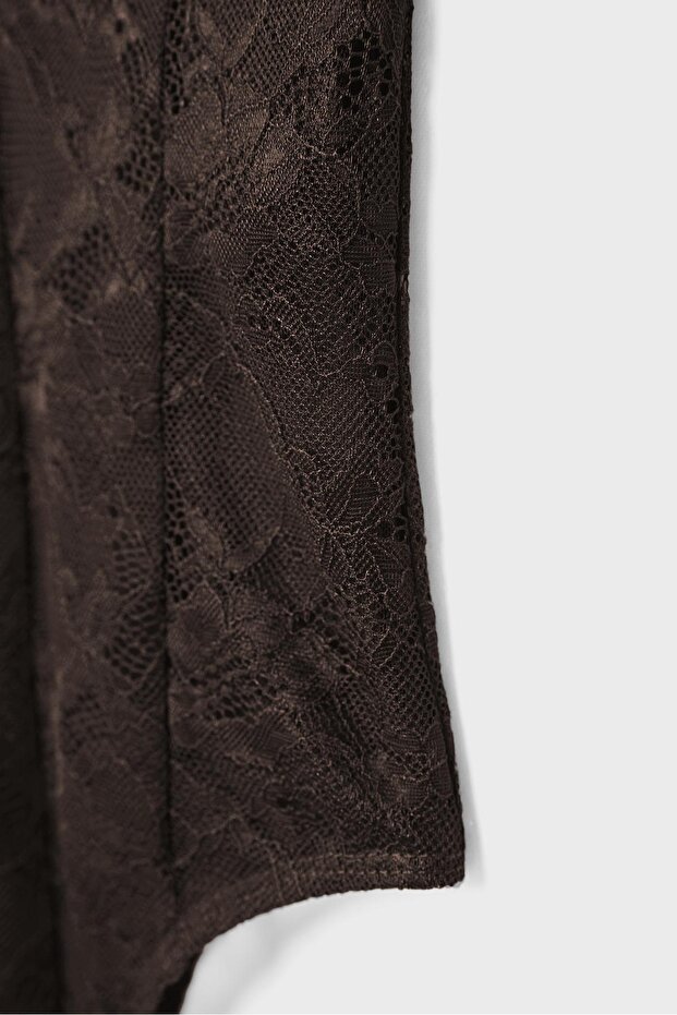 Dantel askılı body - 8