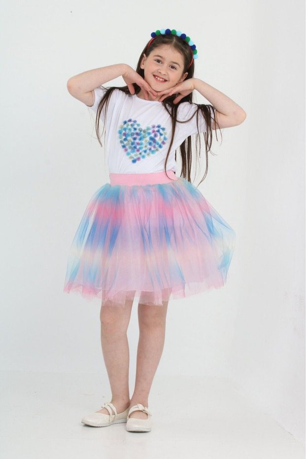 23 April Show Outfit Girls' Skirted T-Shirt Set