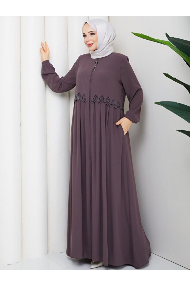 New Season Gorgeous Rabi̇a Kr Crepe High Quality Ferace