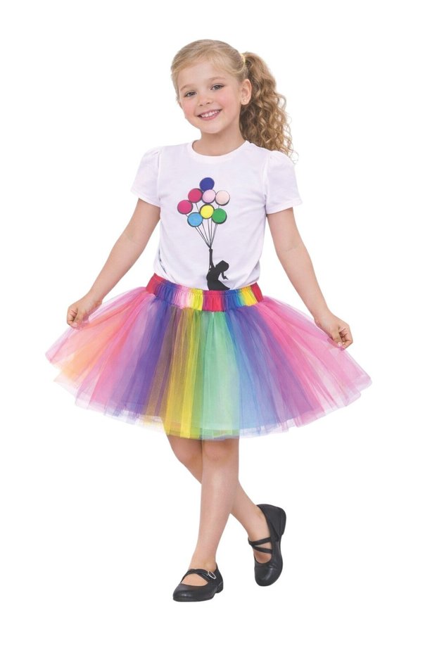 23Rd April Show Outfit Girls' Skirt T-Shirt Set A098
