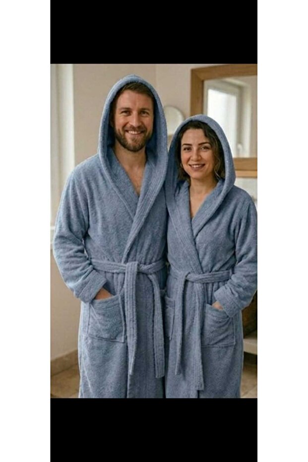 Battal Boy Wide Fit 100% Cotton Women's & Men's Bathrobe
