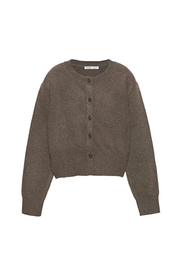 Kısa düğmeli hırka - 4