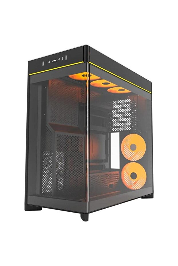 HS02 Pro Case, Middle Tower, Without Power Supply (Black) - 3