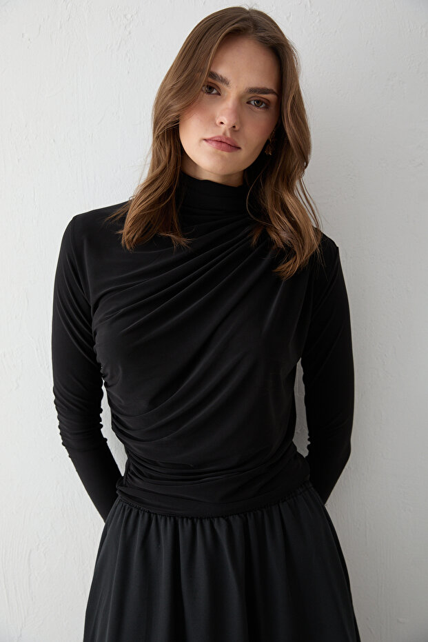 Sandy Drapeli Bluz 68-6233 - 4