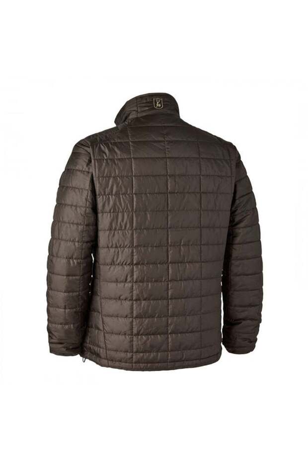 معطف بني قابل للتعبئة من الصوف M - 3