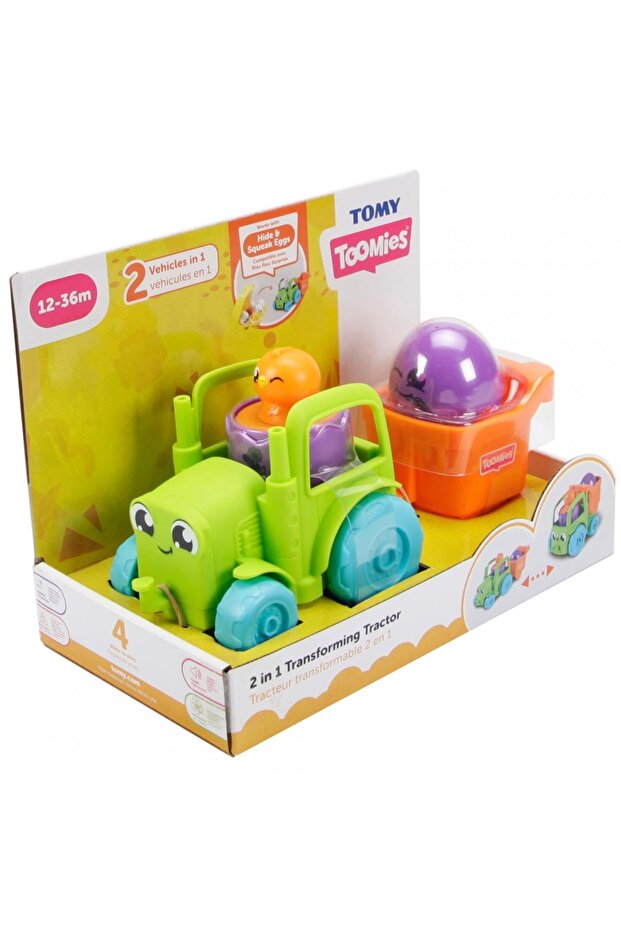 Interactive Toy, 2in1 Tractor - 4