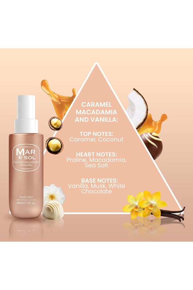 مجموعة هدايا الكراميل والمكاديميا والفانيليا - 3