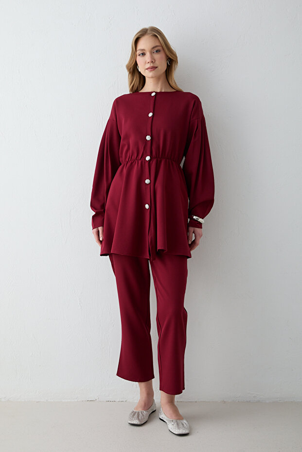 Buttoned Belt Piece Set 68-6231