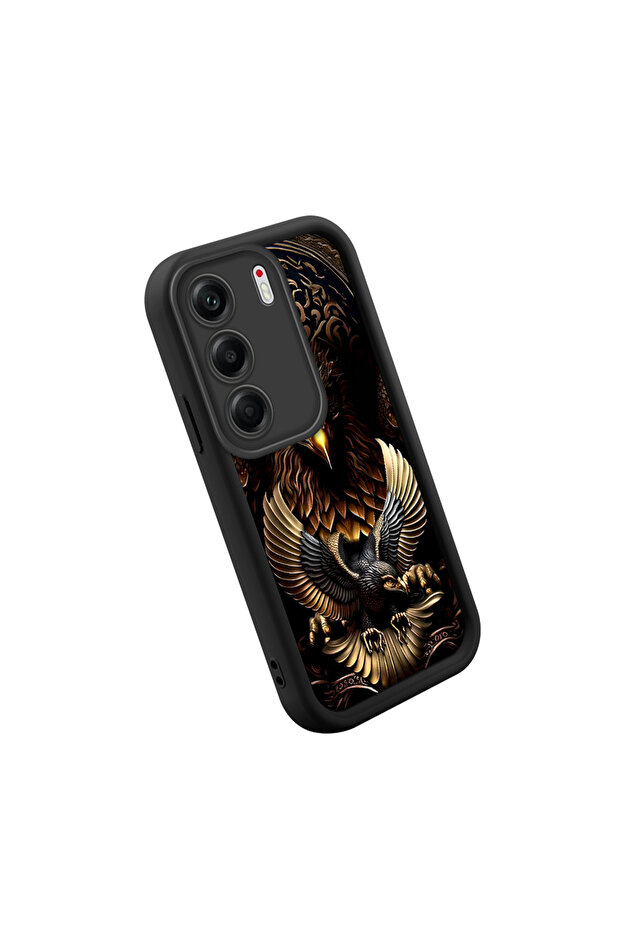 جراب هاتف تكنو كامون 40 متوافق، نحيف وناعم من السيليكون بنمط النسر - 3