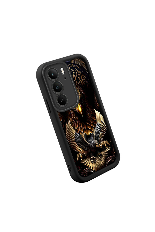 حافظة متوافقة مع هاتف Realme C75، حافظة هاتف رفيعة وناعمة من السيليكون بنمط النسر - 3