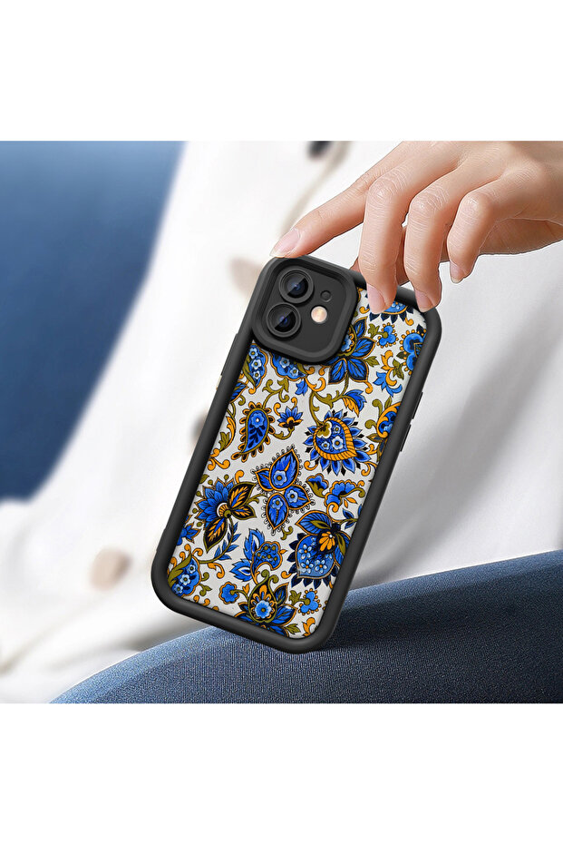 حافظة هاتف آيفون 7 بلس متوافقة مع حافظة الهاتف المصنوعة من السيليكون الناعم الرقيق بنمط H سجاد - 4