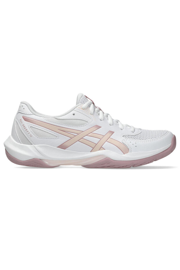 Gel-rocket 12 women's cream/pure silver volleyball shoe 1072a119-103