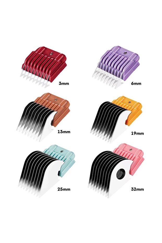 6 Parça Paslanmaz Çelik Tarak Seti - 1