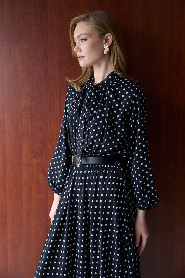 Puantiye Elbise 32-2724 - 4