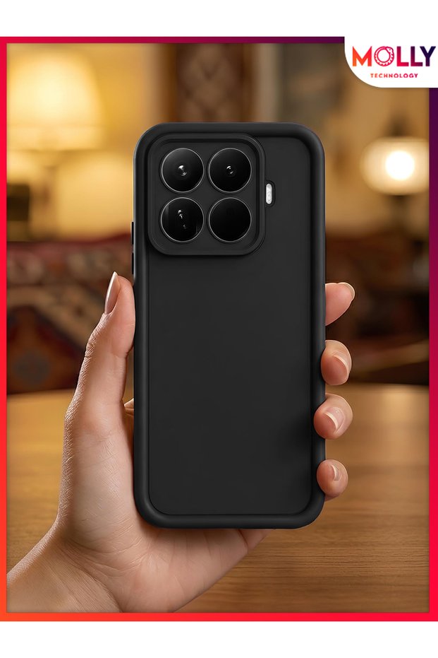 حافظة سيليكون ذات حواف سوداء سميكة لهاتف MI 15T PRO