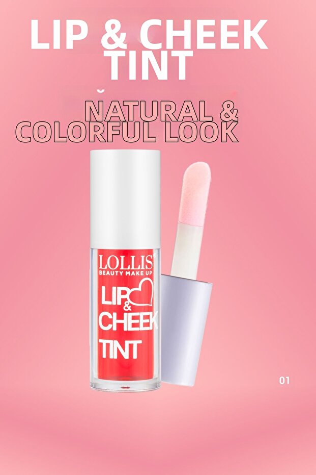 Lip & Cheek Tint Lip and Cheek Colorant That Gives a Natural Look and Long-Lasting Effect 6 ml 01