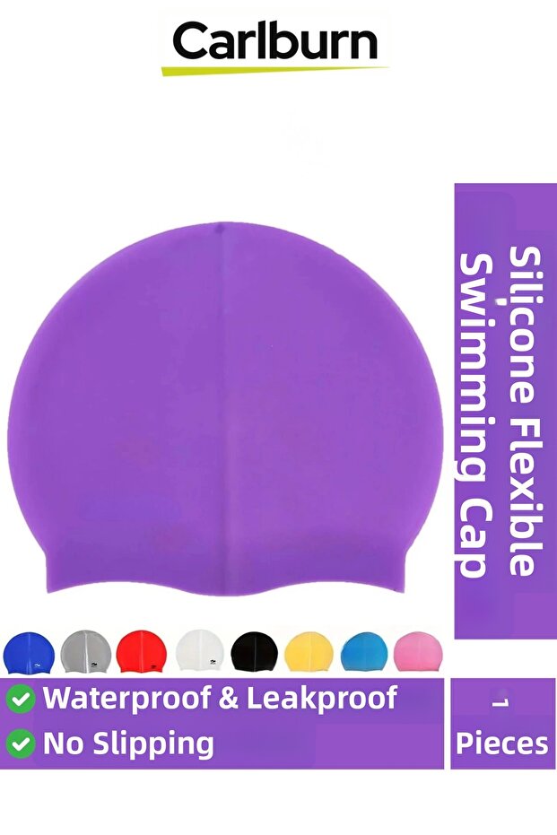 Special Production Non-Slip Waterproof Leak-Proof Silicone Swimmer Elastic Swimming Cap Pool Sea Cap