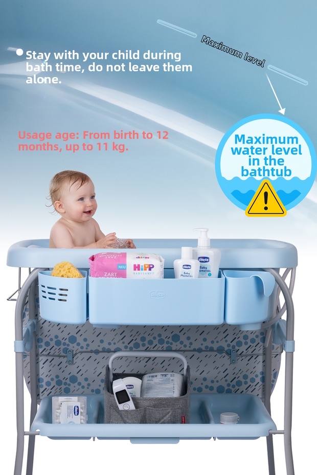 Ocean Cuddle Bubble Footrest Bath Unit - 5