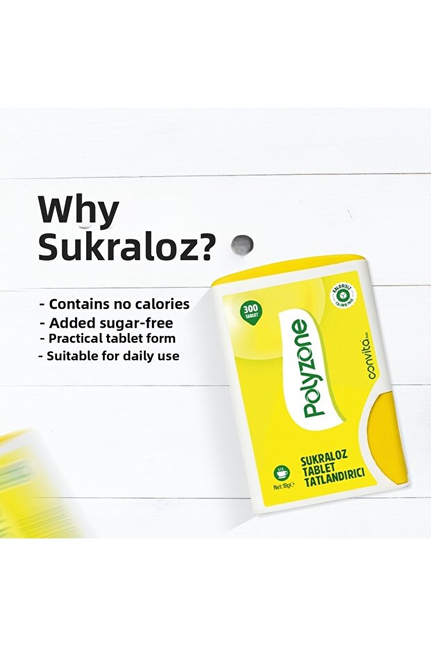 سكرالوز مُحلي 300 قرص - 3