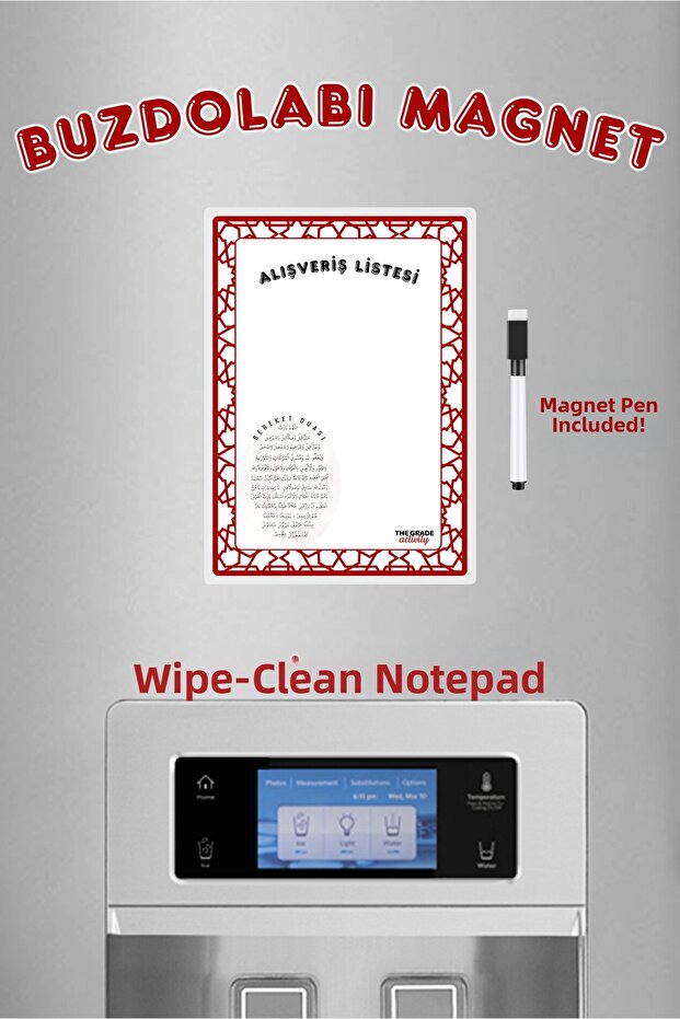 Summer Abundance Prayer Fridge Magnet Shopping List Refrigerator Memo Holder Abundance Prayer Gift