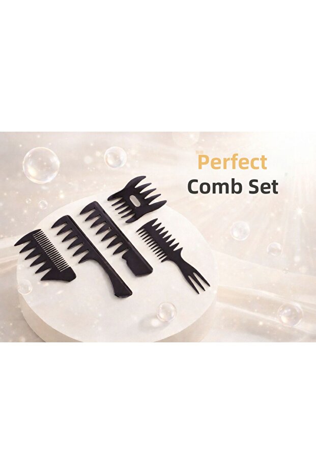 Professional Multi-Purpose Comb Set - Hair & Beard Styling Set
