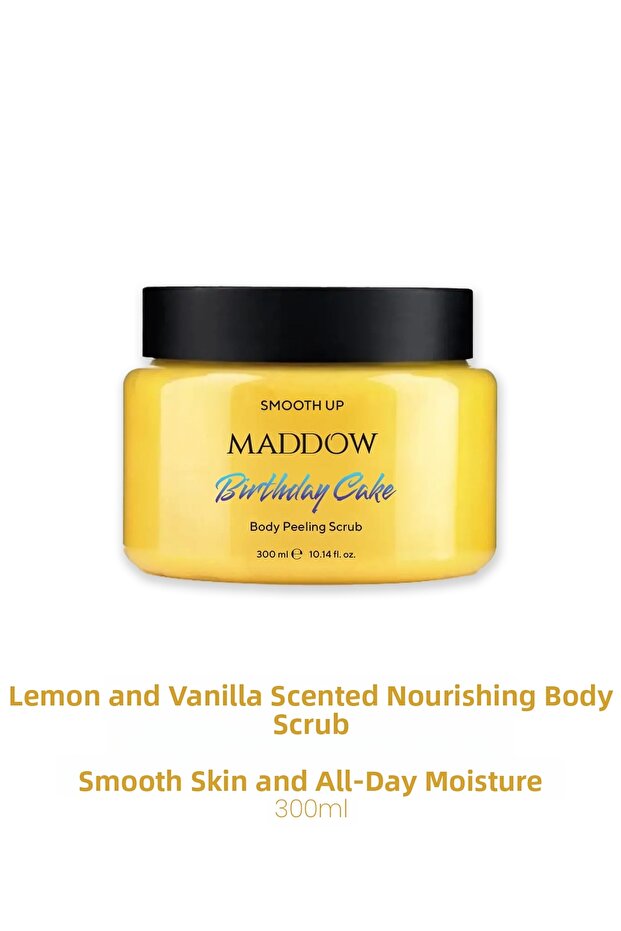 Dead Skin Purifying Peeling Effective Salt Peeling Scrub Vanilla and Lemon Scented Hand Foot Body Peeling