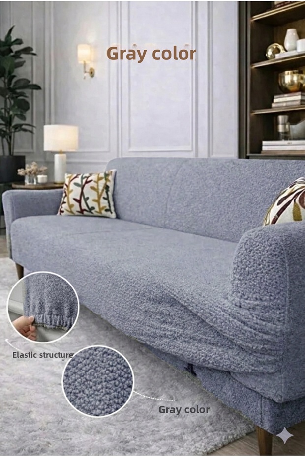 Bohemian Elastic 3-Seater Sofa Cover Non-Slip Flexible and Washable Sofa Cover