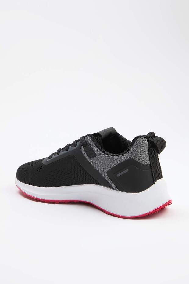 Siyah Aktif Spor Hafif Taban Erkek Sneaker TAKSS26SN00010 - 4