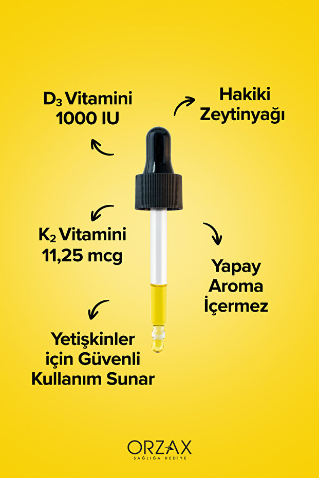 Orzax D3K2 20ml Drops - 3