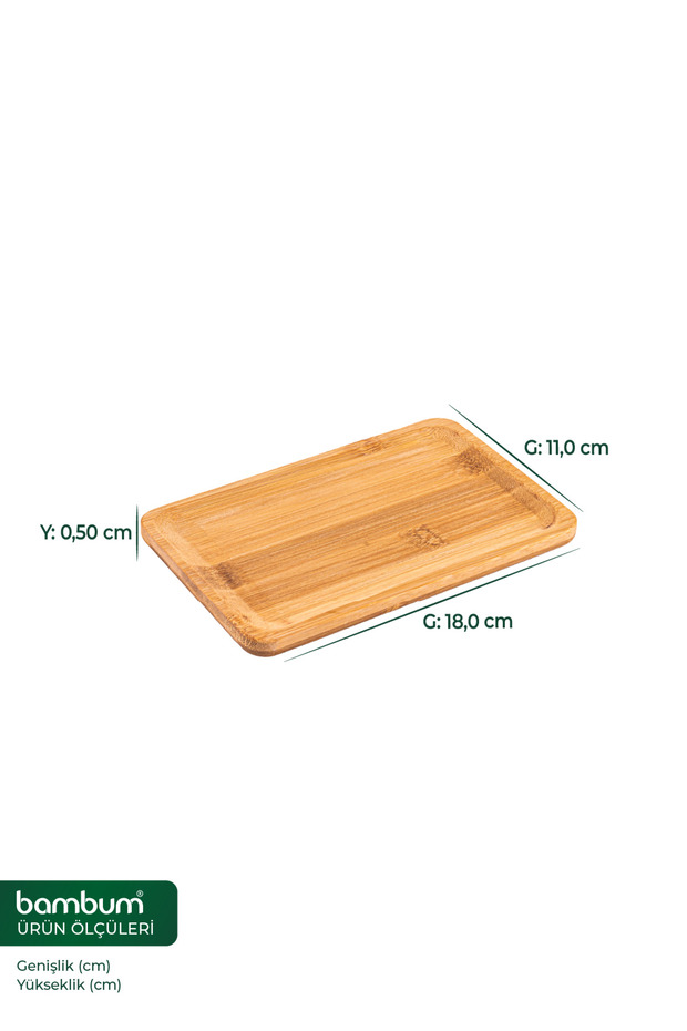 Emmy - Dikdörtgen Tabak 18 cm - 3