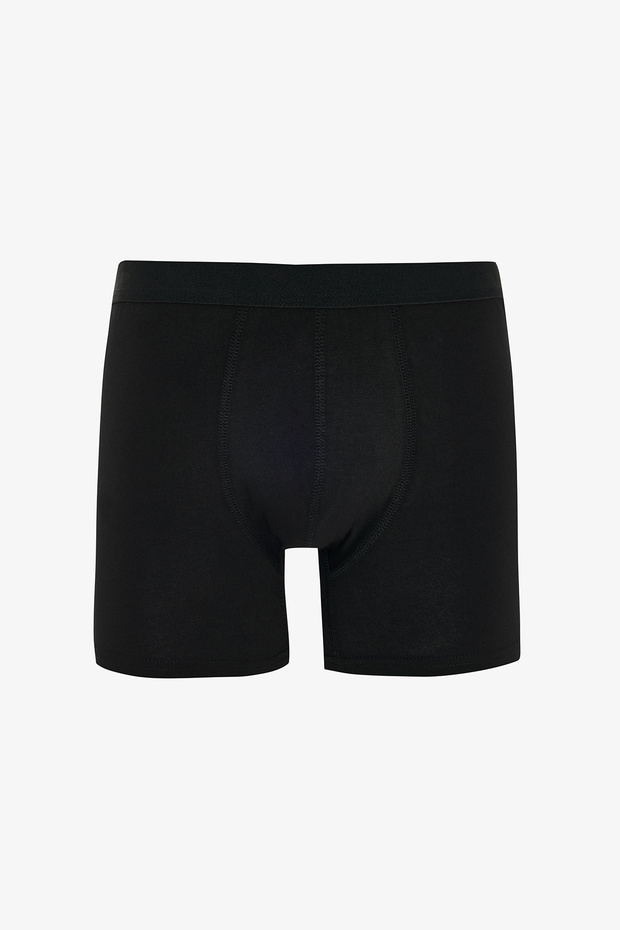 Erkek Pamuklu Basic Çok Renkli 3'lü Boxer - 2