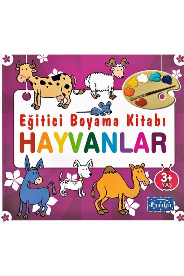 Educational Coloring Book - Animals - Parıltı Publications