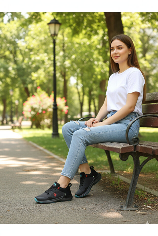 U.S. Polo Assn. Black Sneakers