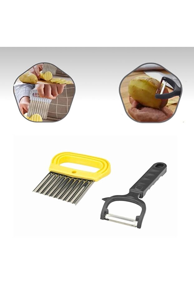 Chips Chopper & Peeler Set - 1