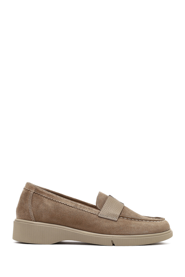 Women's Mink Suede Leather Comfort Loafer 25Afd154210