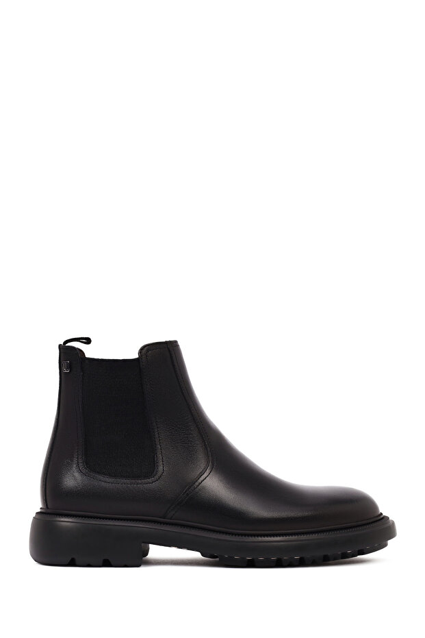 Men's Black Leather Chelsea Boots 25Wfd605618