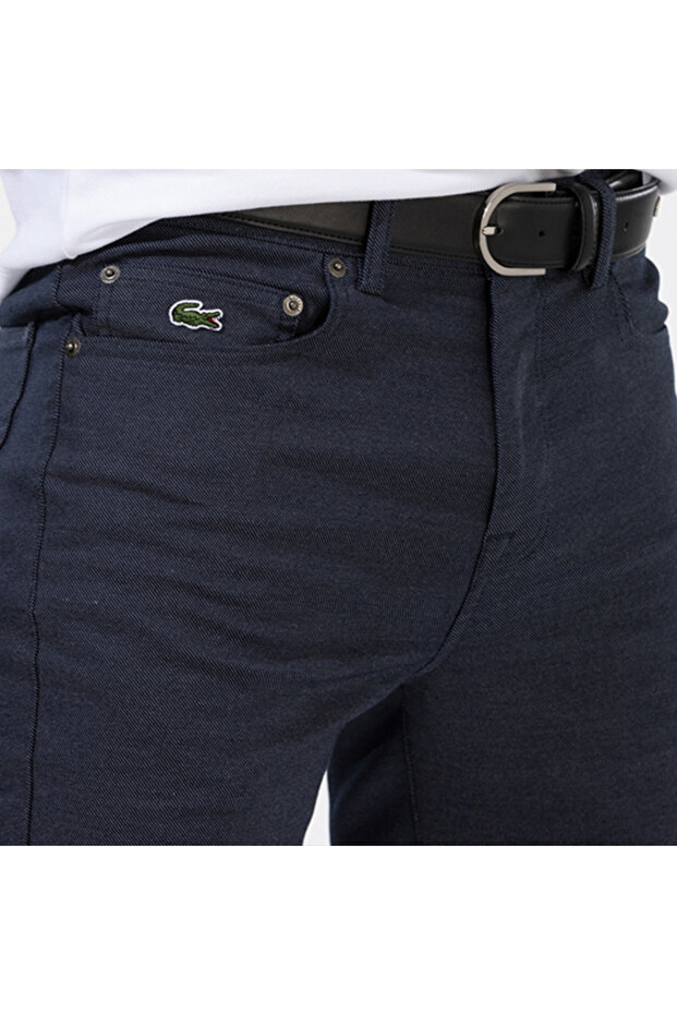 Erkek Slim Fit Lacivert Pantolon - 5
