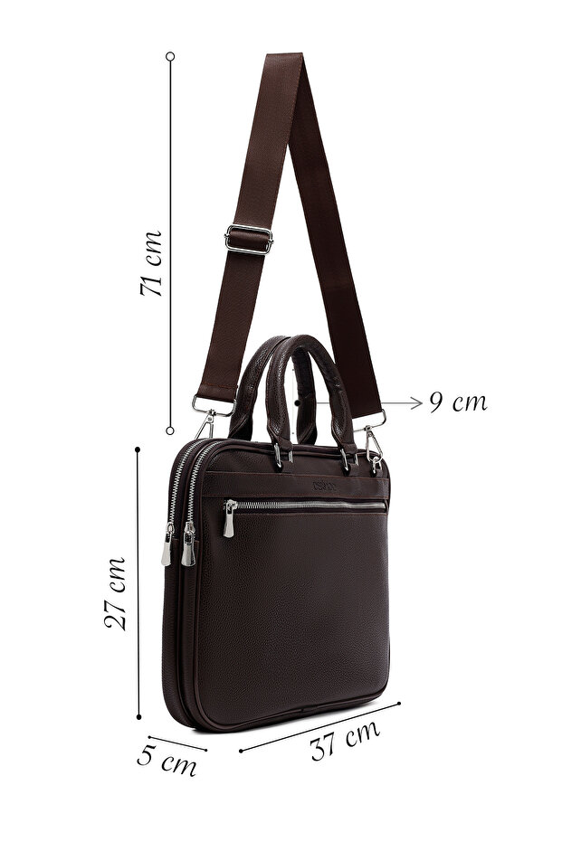حقيبة رجالية باللون البني 22WBD3002FT - 2